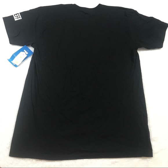 NWT NEFF FORTNITE RAGNAROK black mask face shirt L - Picture 4 of 13